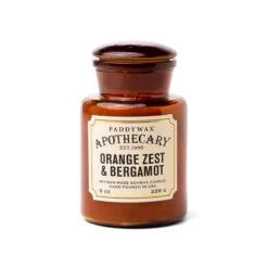 Apothecary 8 Oz Candle - Orange Zest + Bergamot