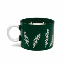 Paddywax - Cypress & Fir - Green Ceramic Mug 8oz Candle