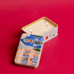 Holiday 5 Oz Candle Tin - Winter Balsam -Paddywax Aroma Deals Store CT0503Z lit