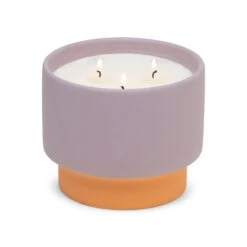 Color Block 16 Oz Candle - Violet + Vanilla