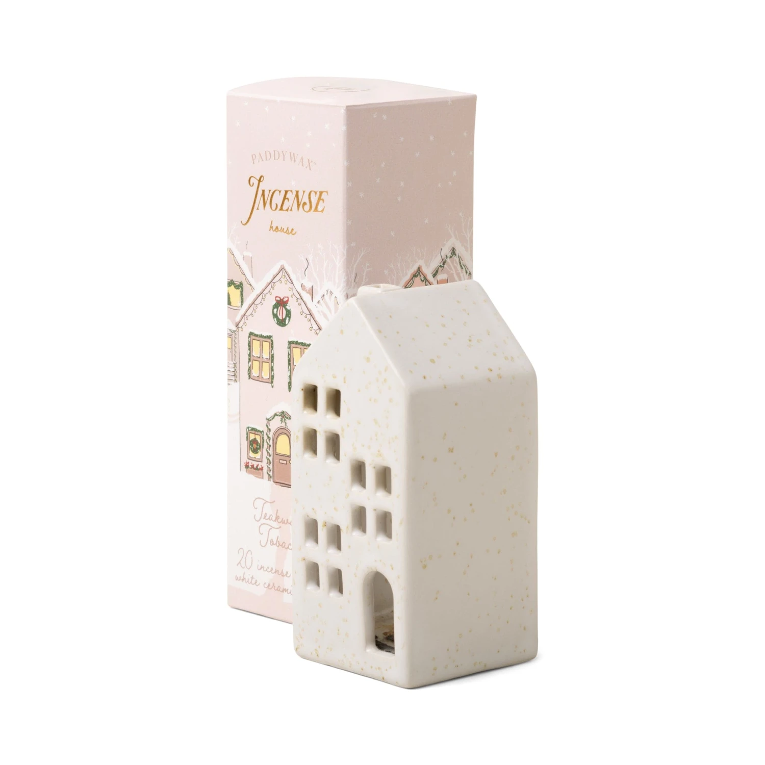 Holiday Town Incense Cone Holder - House 1 Holiday Town Incense Cone Holder - House