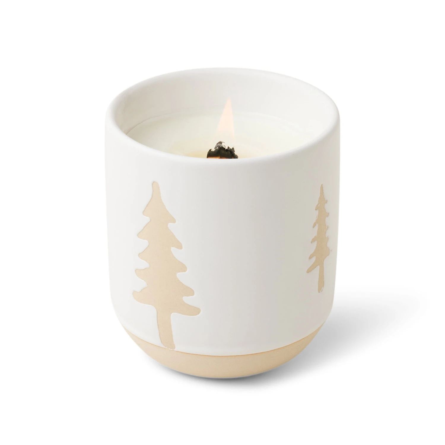 Cypress + Fir - 8.5 Oz. White Ceramic Candle 1 Cypress + Fir - 8.5 Oz. White Ceramic Candle