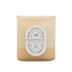 Paddywax - Vista - Worn Leather + Smoke 12oz Candle