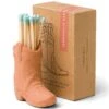 Cowboy Boot Match Holder - Terracotta