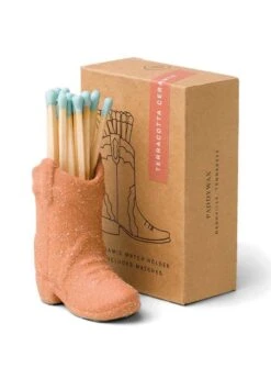 Cowboy Boot Match Holder - Terracotta