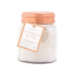 Cypress + Fir - 14 Oz Bubble Glass Candle With Copper Lid