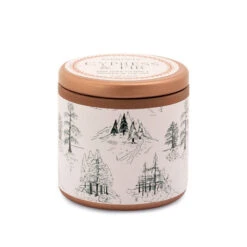 Paddywax - Cypress + Fir - White Copper Tin Candle