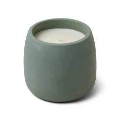 Paddywax - Elements Tree Farm Olive Green Ceramic Concrete Finish 9oz Candle