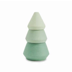 Paddywax - Cypress + Fir - Green Tree Stack Candle & Incense Holder