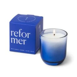 Enneagram #1 Reformer 6 Oz Candle - Palo Santo + Suede